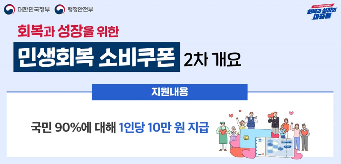 민생회복 소비쿠폰 2차