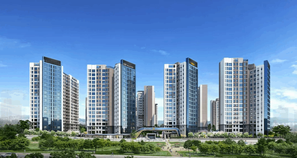 힐스테이트 이편한세상 아파트 조감도