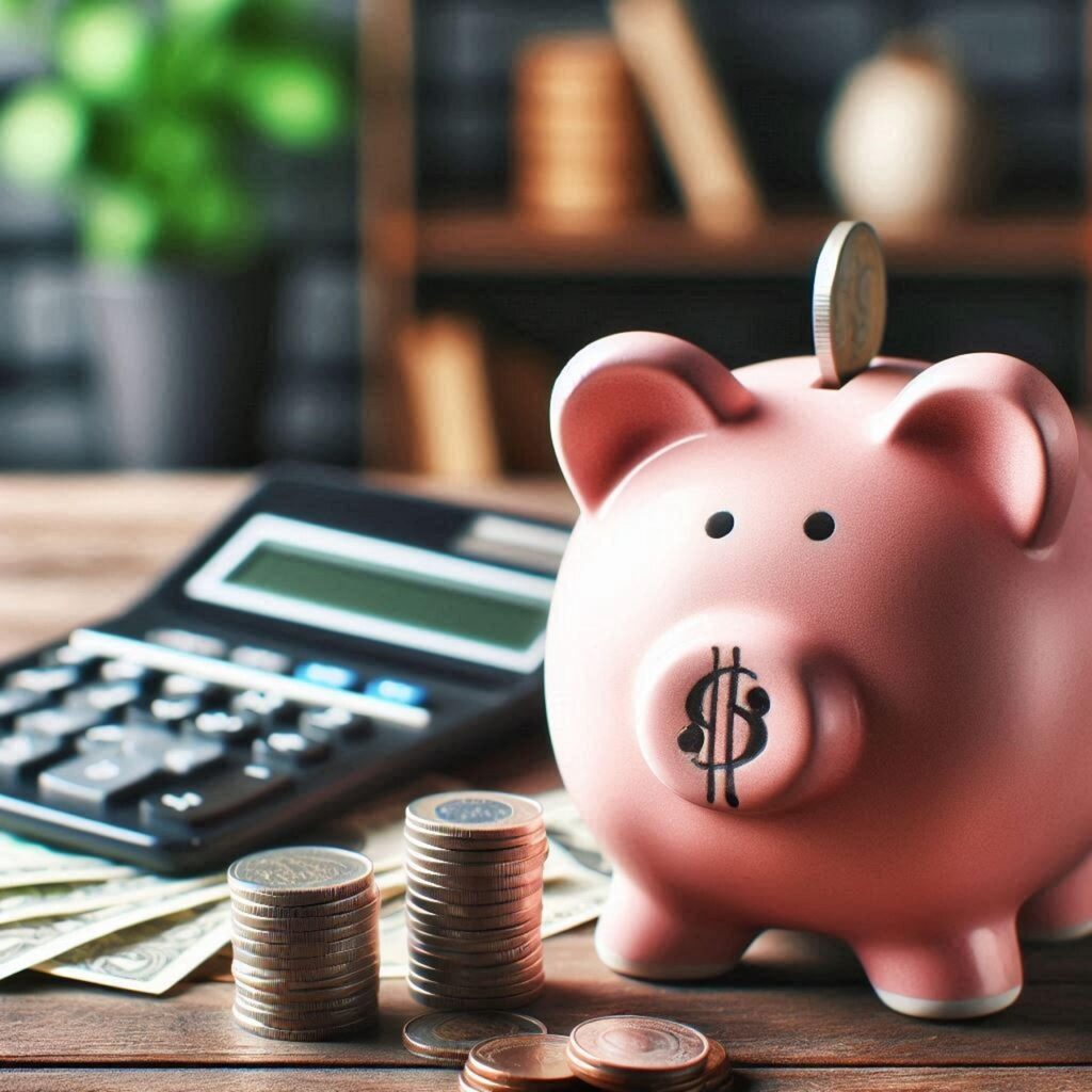 청약통장 돼지저금통 이미지